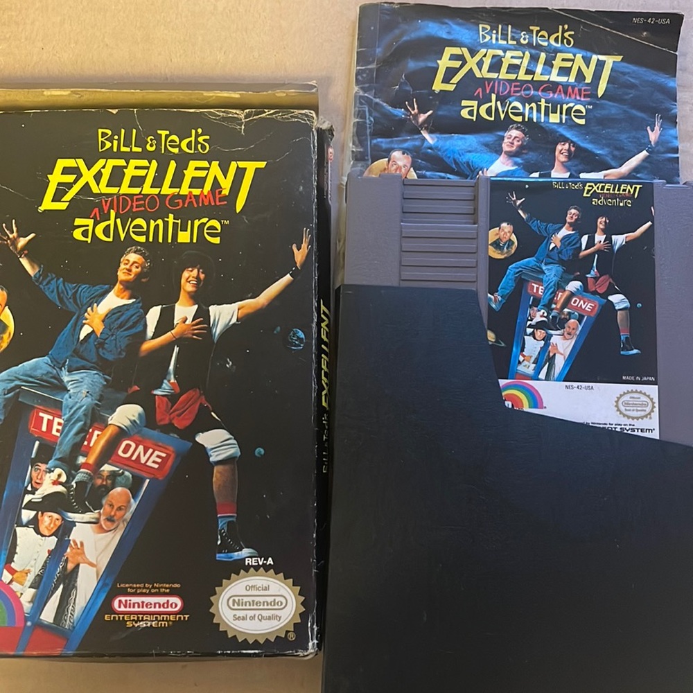 Bill and Teds Excellent Video Game Adventure on Nintendo NES